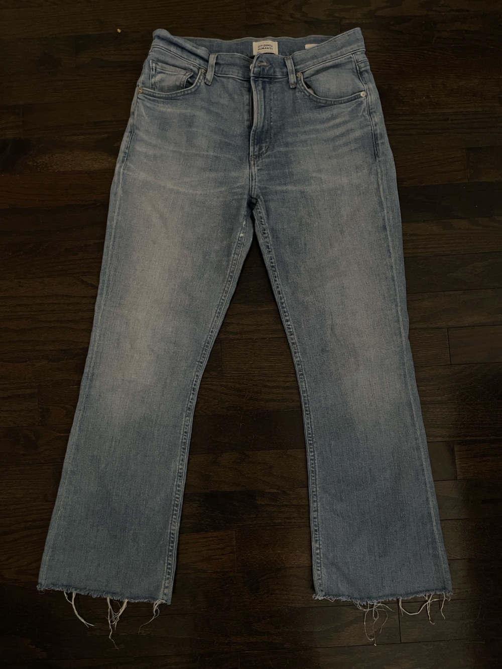 Citizens of Humanity Isola Crop Jeans – Size 25 – Raw Hem
